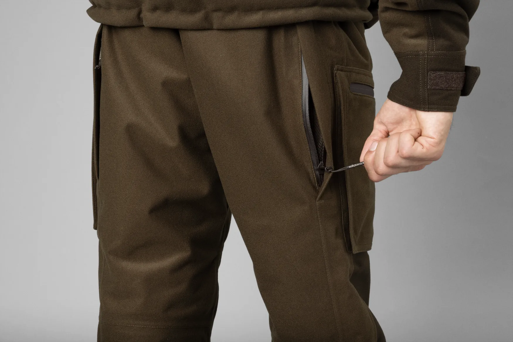 Härkila Men's Forest Hunter GORE-TEX Pants Hunting Green/Shadow Brown