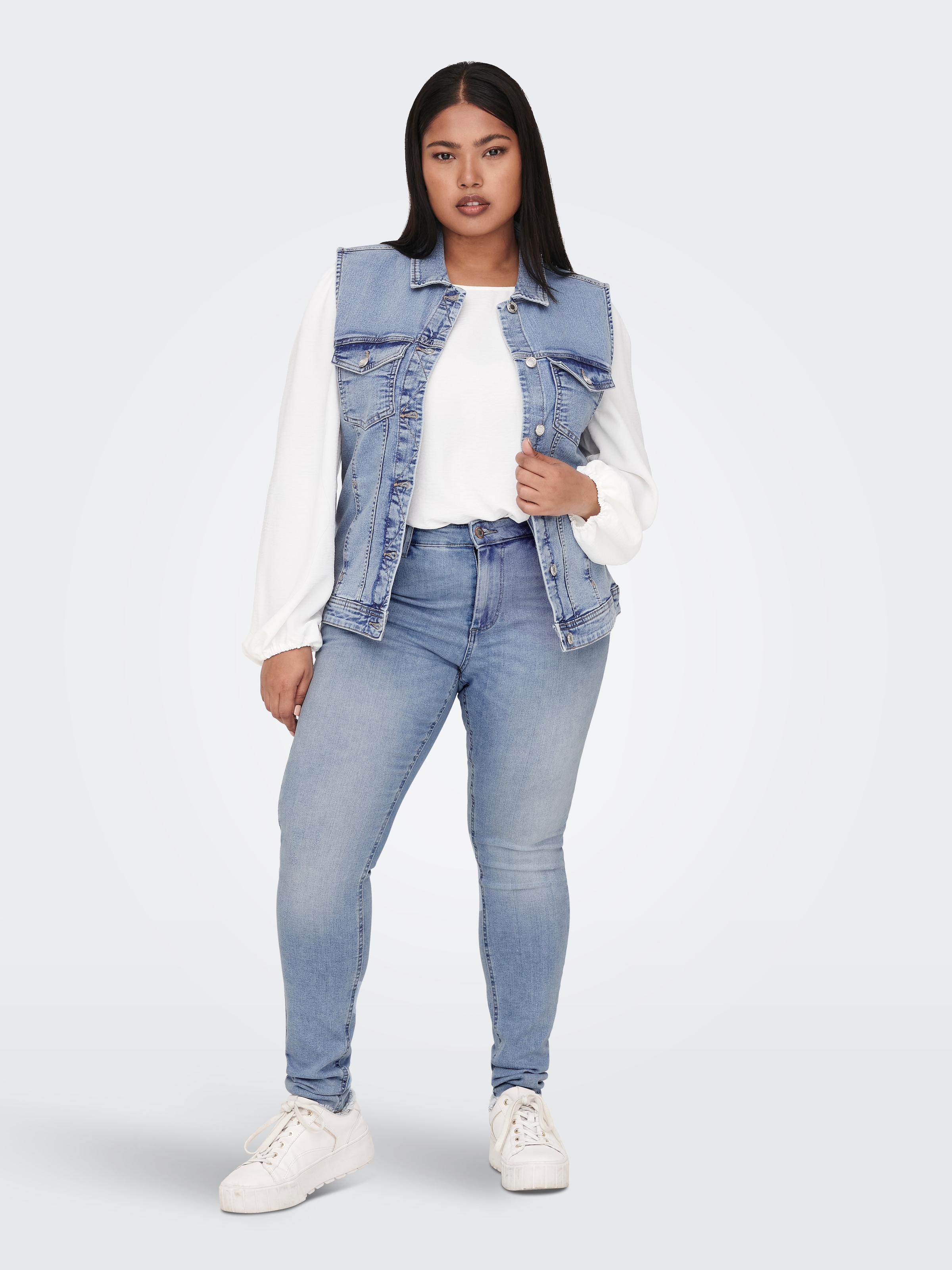 ONLY CARMAKOMA Jeansweste »CARWESPA WEST DNM  PIM619 NOOS«