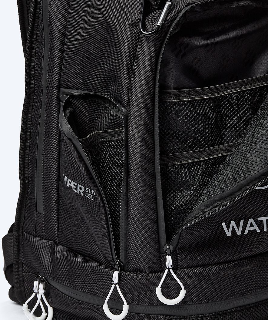 Watery svømmetaske - Viper Elite 45L - Sort/hvid