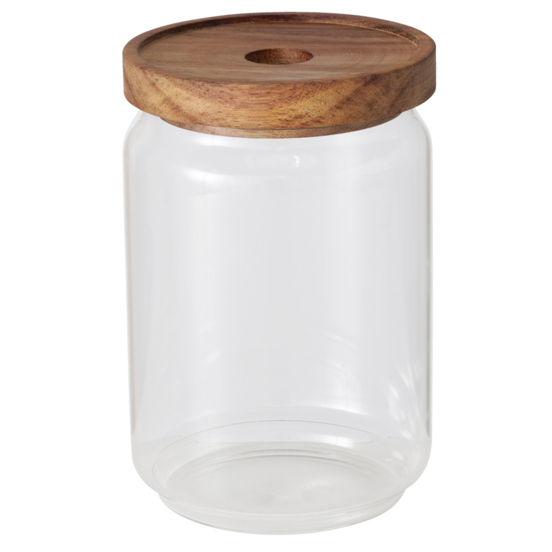 Vorratsglas - Akazie - Klarglas - 15 cm