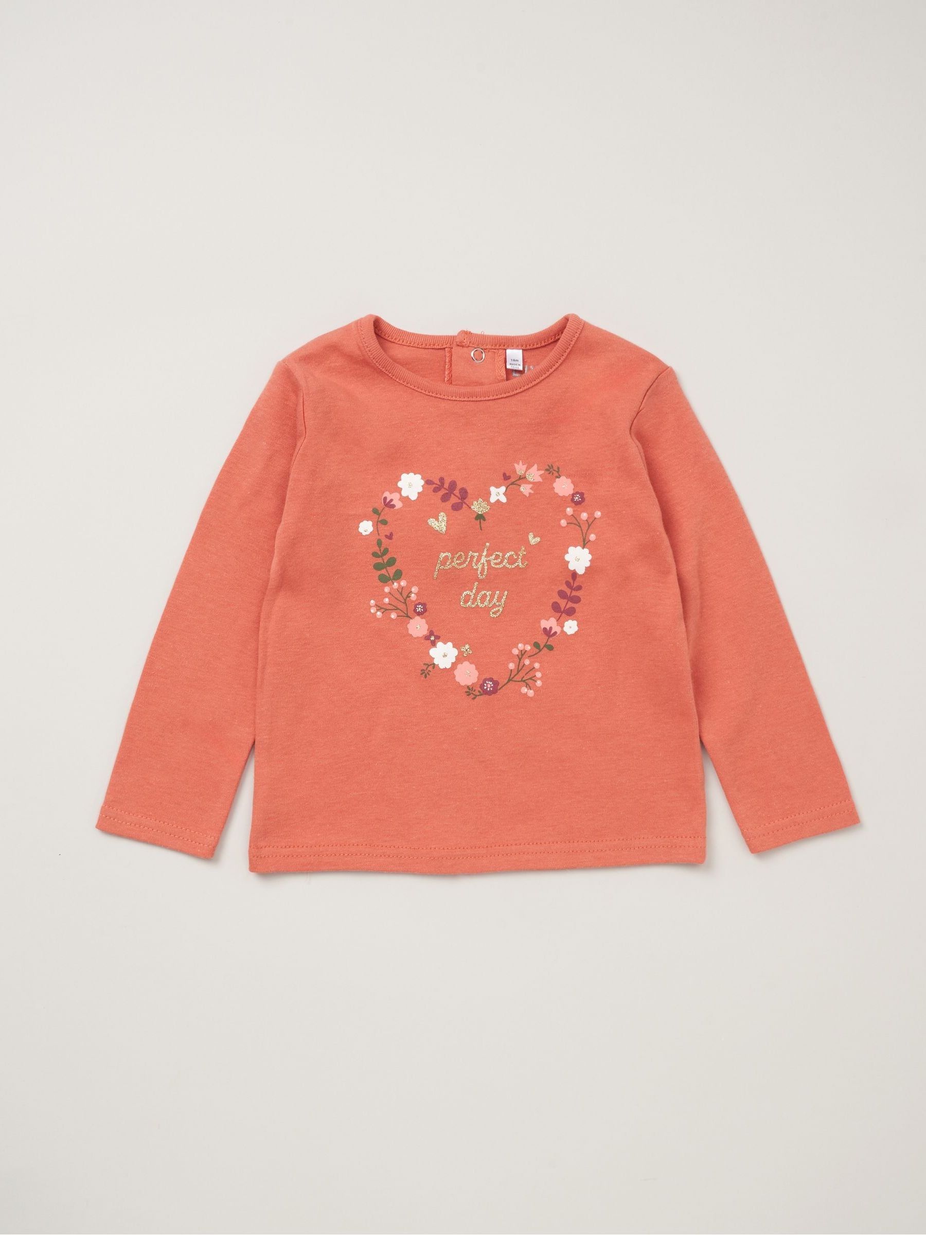 Oranje - Lily & Jack bodywarmer met imitatiebont en 100% katoenen top en legging