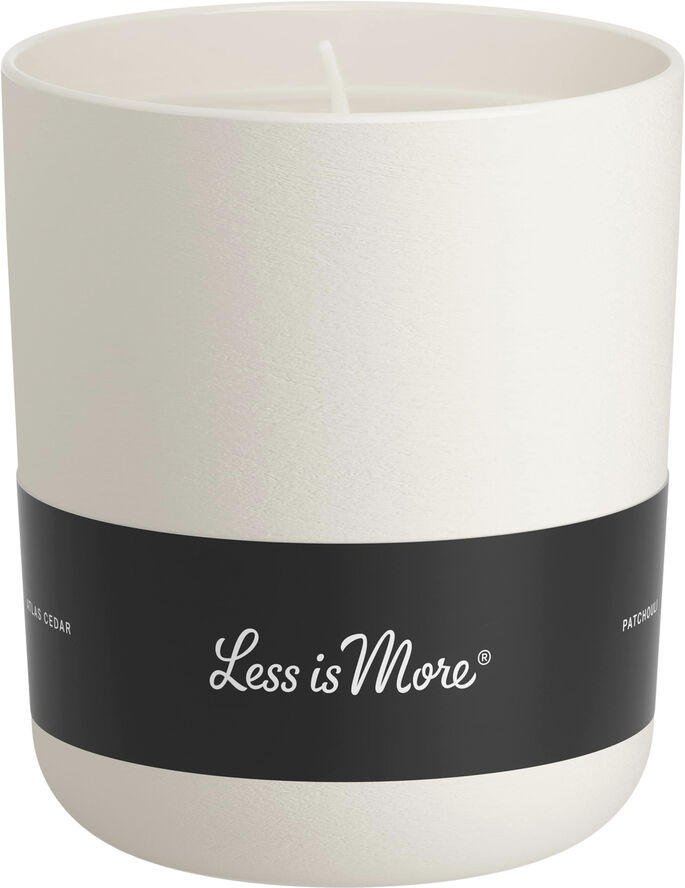 Less Is More Organic Scented Candle Lavender Atlas Cedar