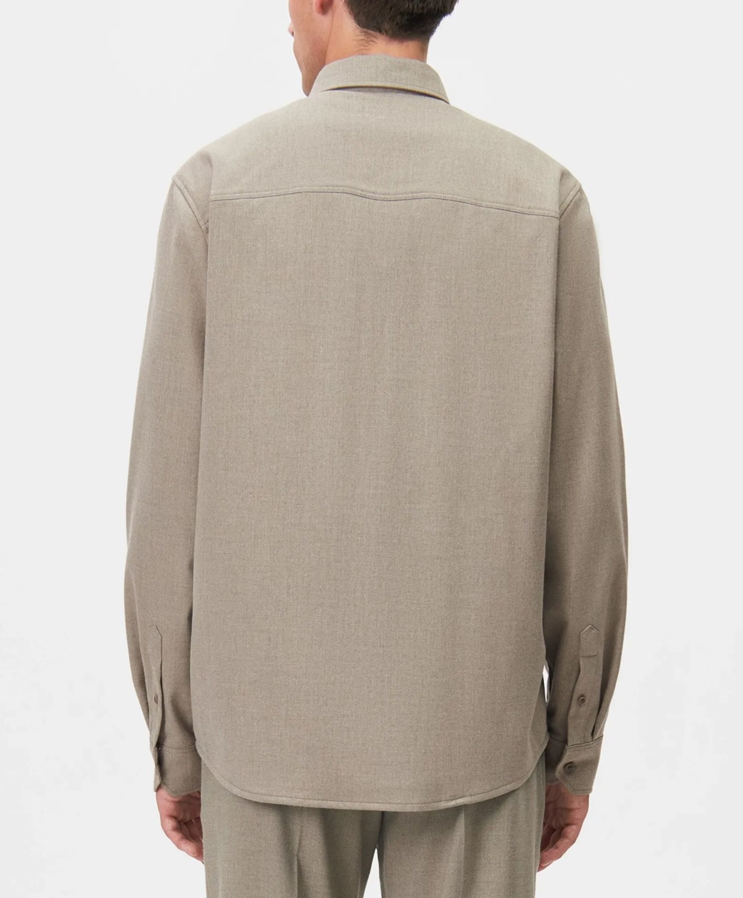 Drykorn Heren overhemd lange mouw beige