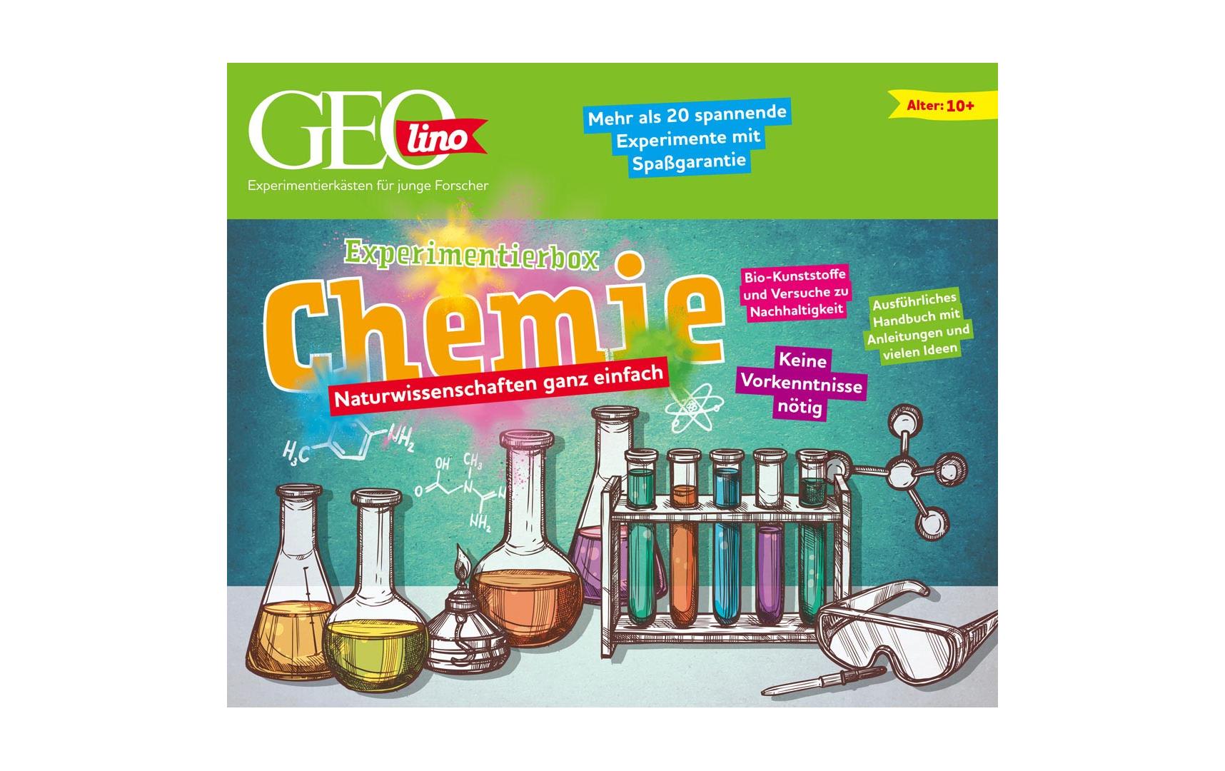 Experimentierkasten GEOlino Chemie - DeutschExperimentierkasten für Kinder ab 10 Jahren