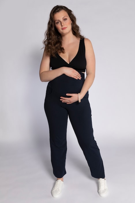 Bellieva-Jerseyhose, gerade Passform, Biobaumwolle, GOTS