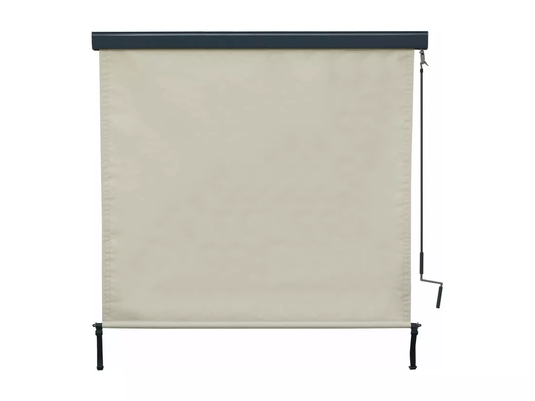 Store enrouleur de fenêtre beige 11 x 9 x 195 cm 04_0005775