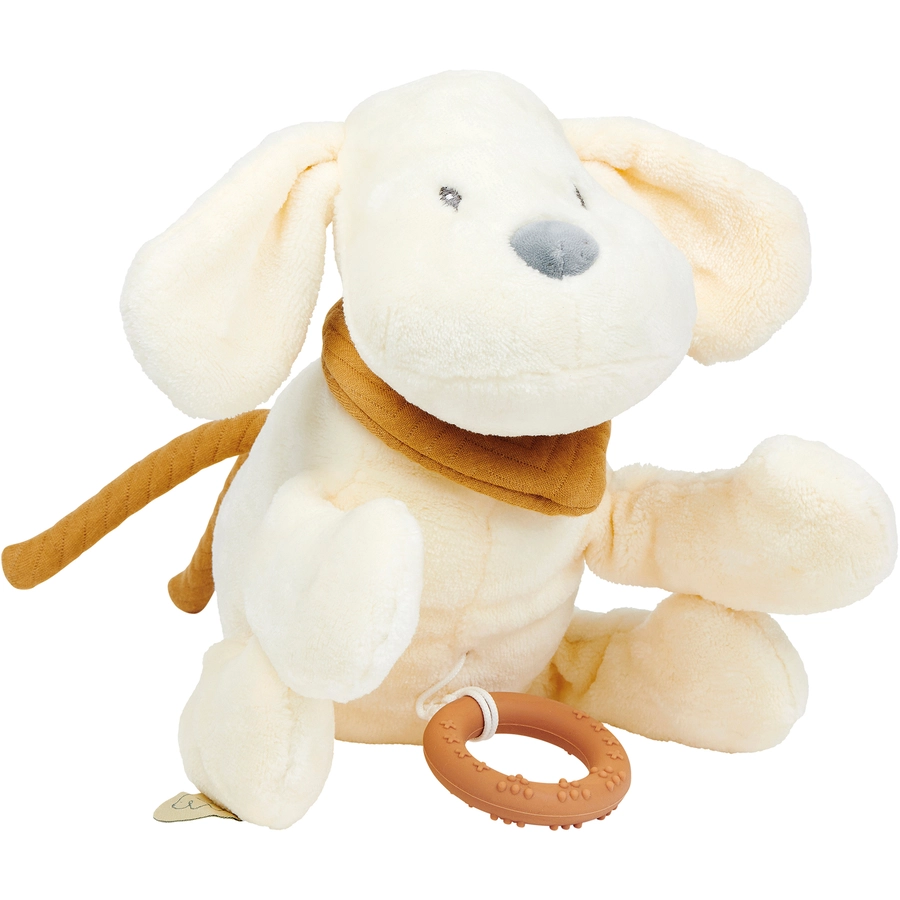Nattou Charlie Spieluhr Hund Flanell Vanille