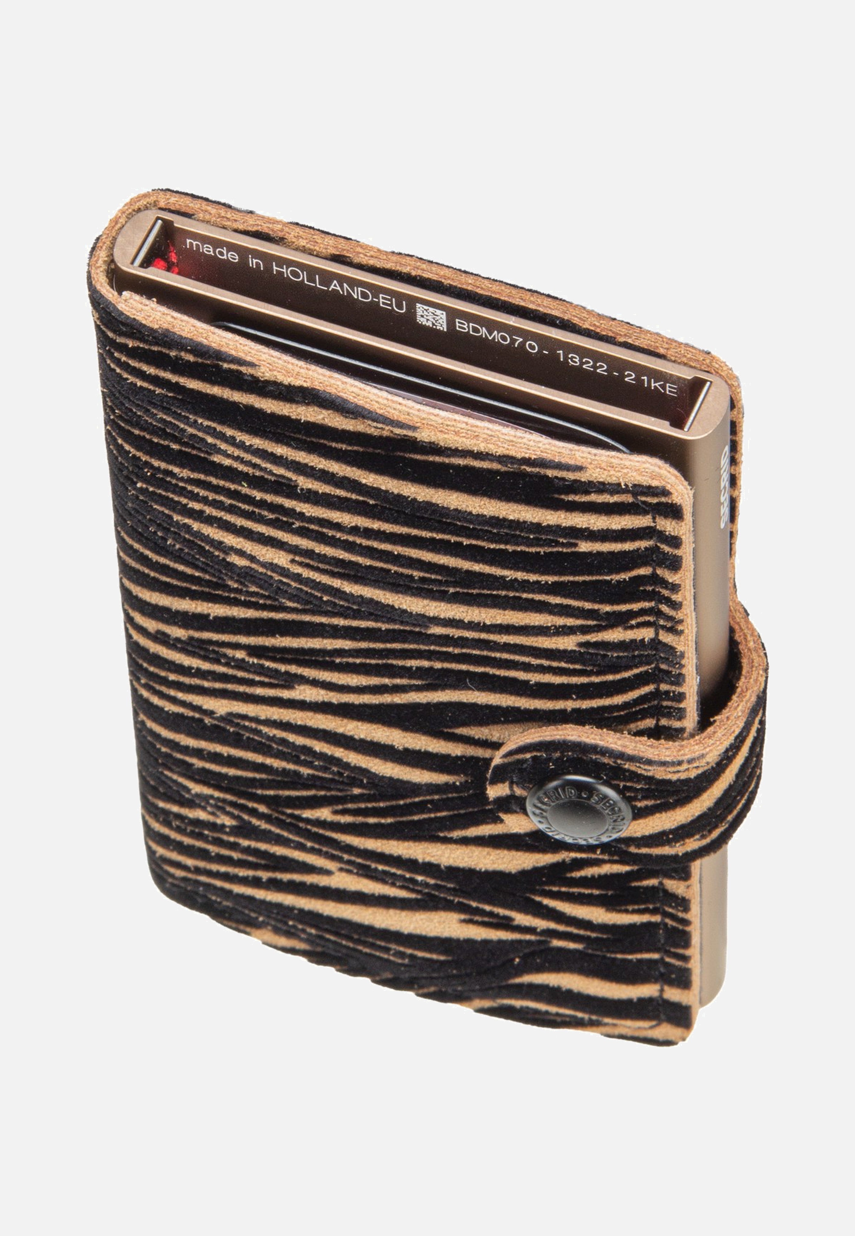 Miniwallet Zebra Beige - Portemonnaie