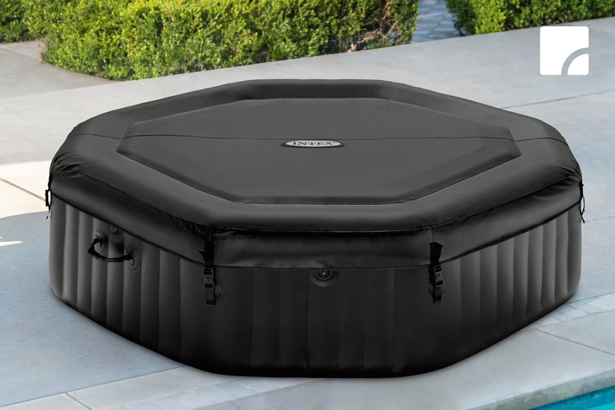 Intex PureSpa Bubble Massage Ø 201 x 71 cm - 28343AH - Für bis zu 4 Personen - 795 Liter Wasserinhalt