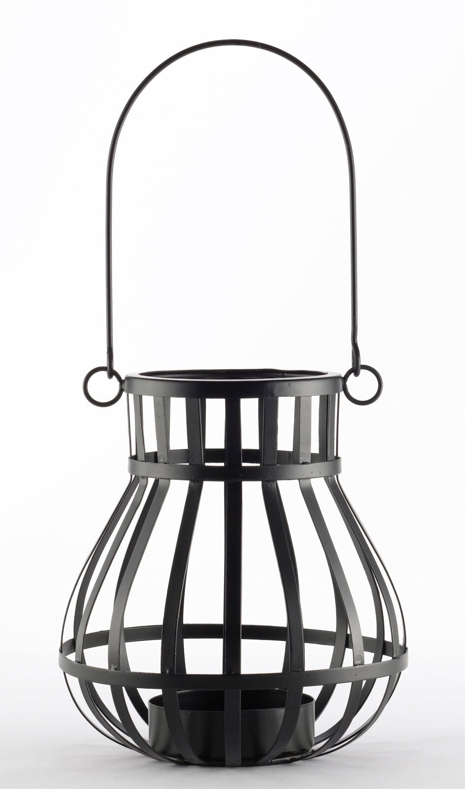 casaNOVA Laterne 27 cm schwarz