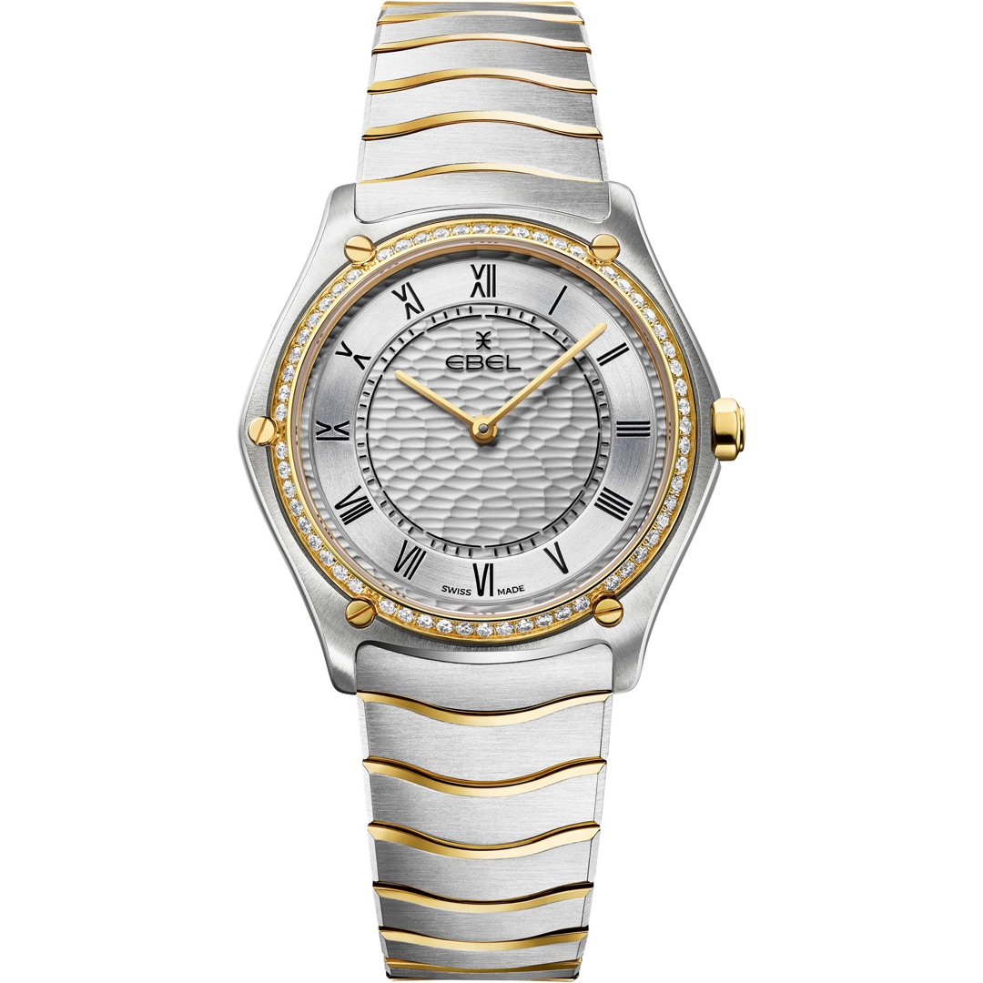 Ebel Sport Classic Lady Diamonds Bicolor / Silbrig 33mm