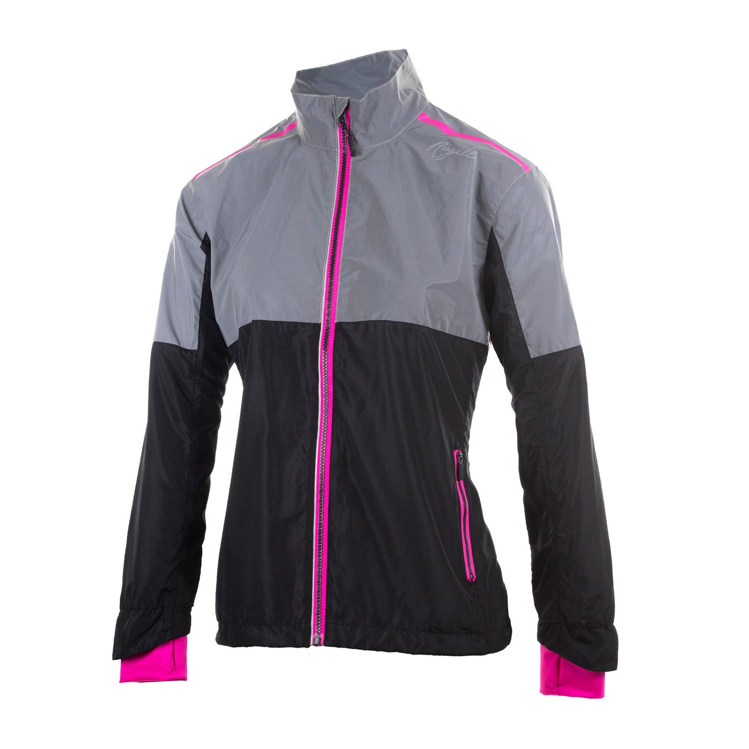 Rogelli Refleks Jakke Sort/Pink