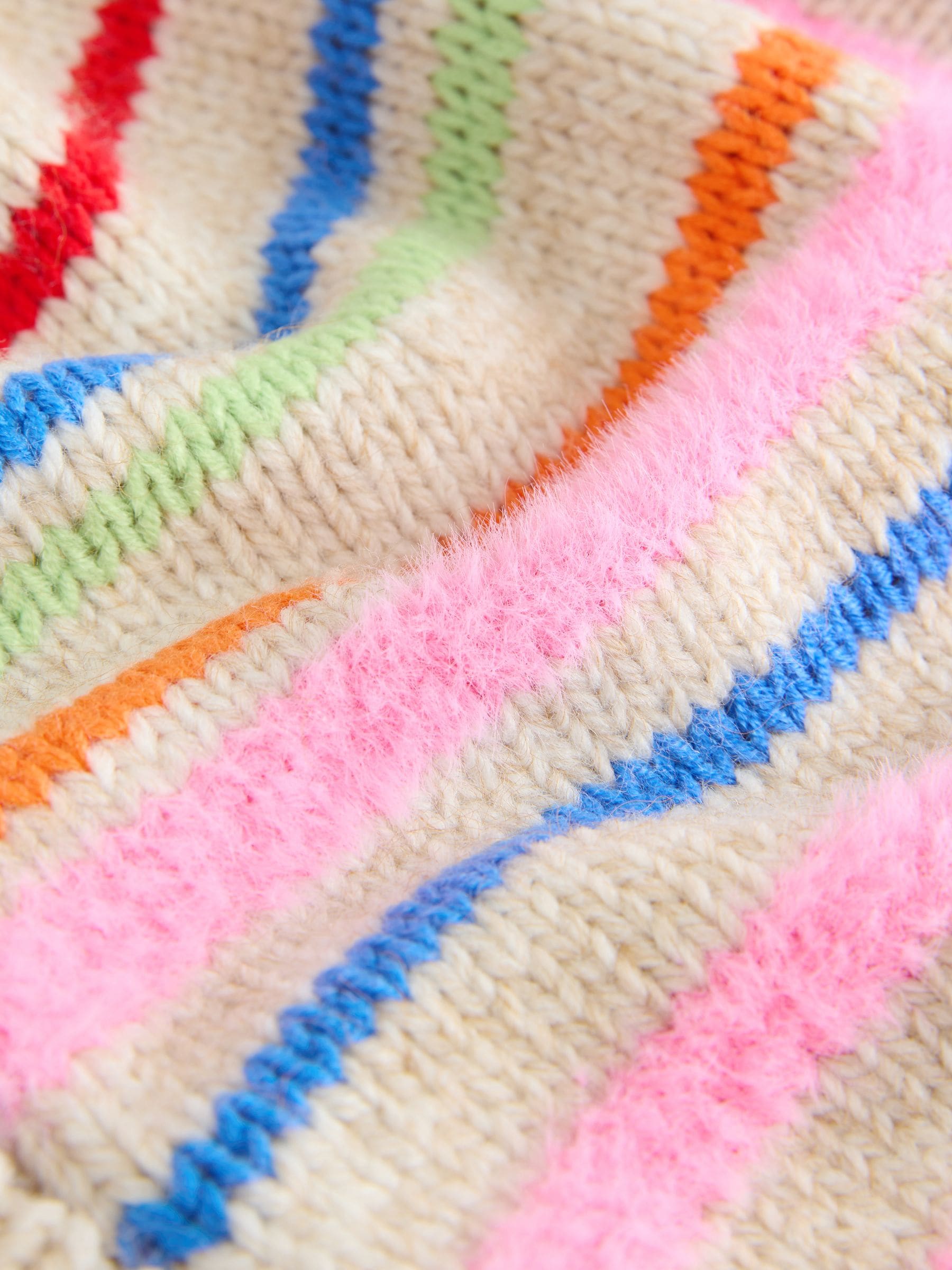 Regenboogstrepen - Rechthoekig vest (3-16jr)