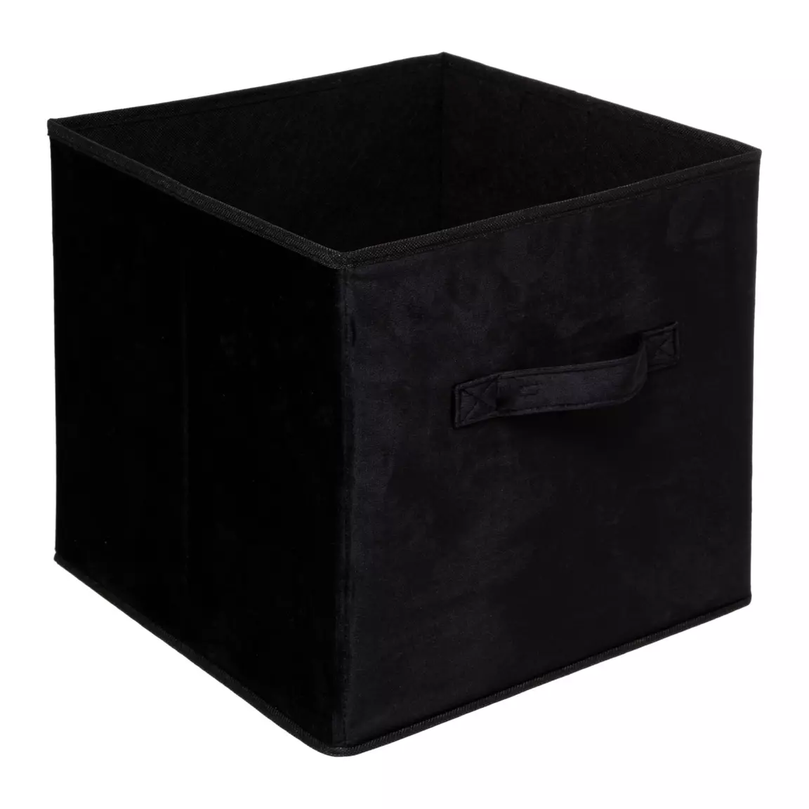 Panier de rangement velours (31 x 31 cm) Marin Noir