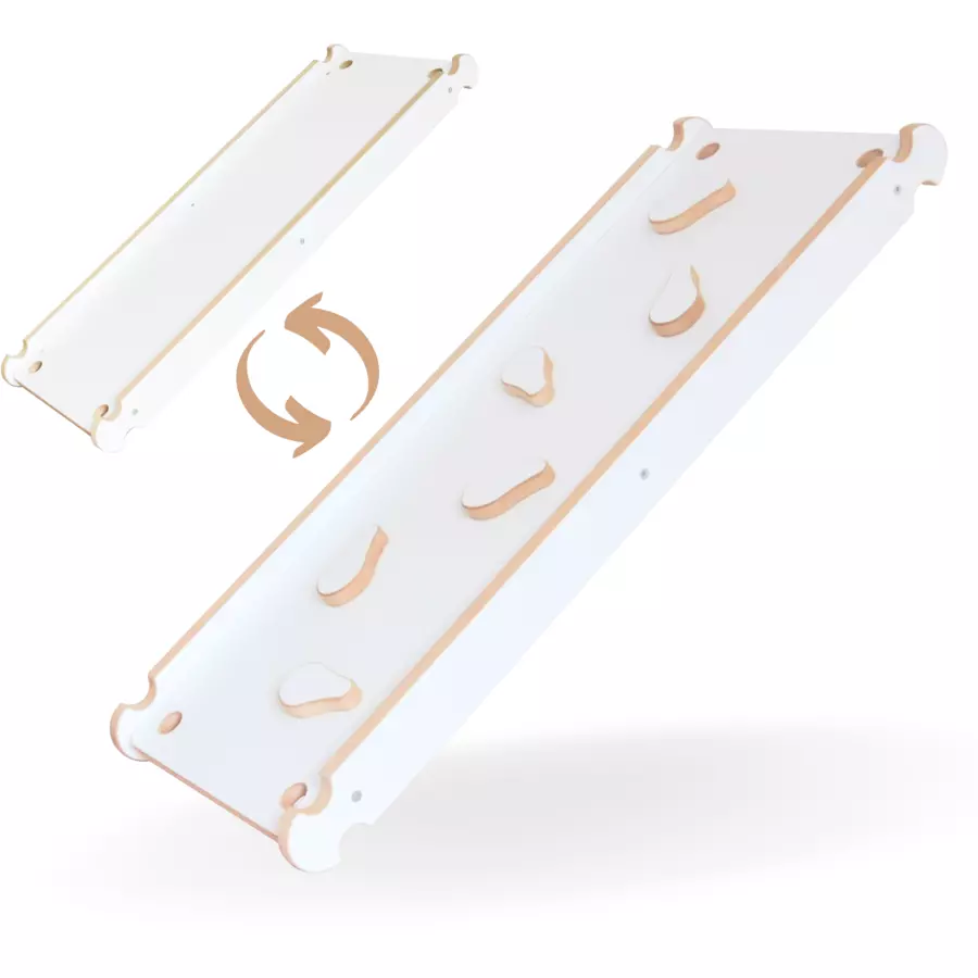 mumy™ Rampe 2-in-1 easySLIDE weiß  natur