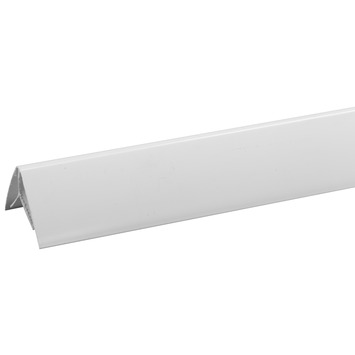 Binnenhoekprofiel kunststof wit 10x40 mm 270 cm