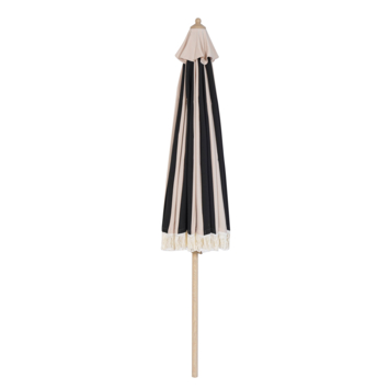 Handson parasol Venetië zwart/beige rond Ø 250 cm
