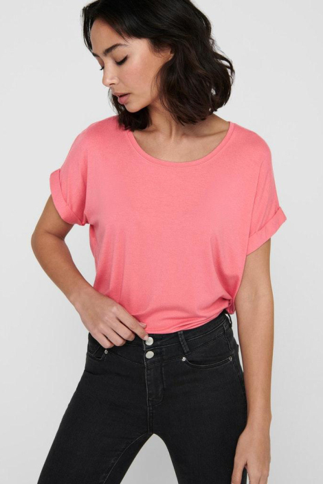 Only roze dames t-shirt