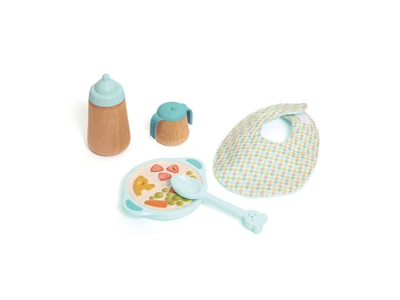 DJECO Puppenzubehör Pomea Frühstücksset Lunch-Set