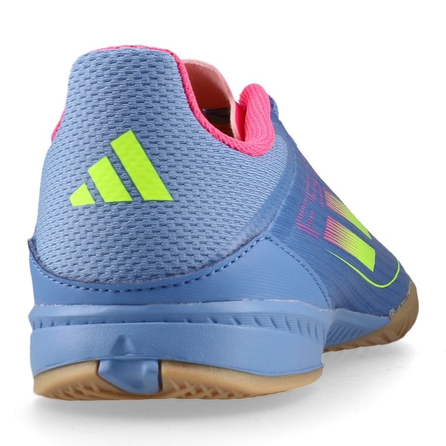 adidas F50 League IN Celestial Victory - Blue Fusion/Lucid Lemon/Lucid Pink Enfant