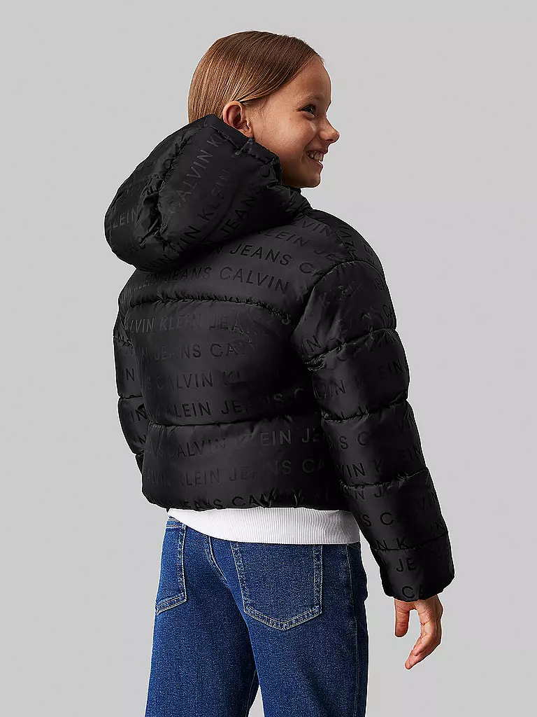 CALVIN KLEIN JEANS Mädchen Jacke schwarz