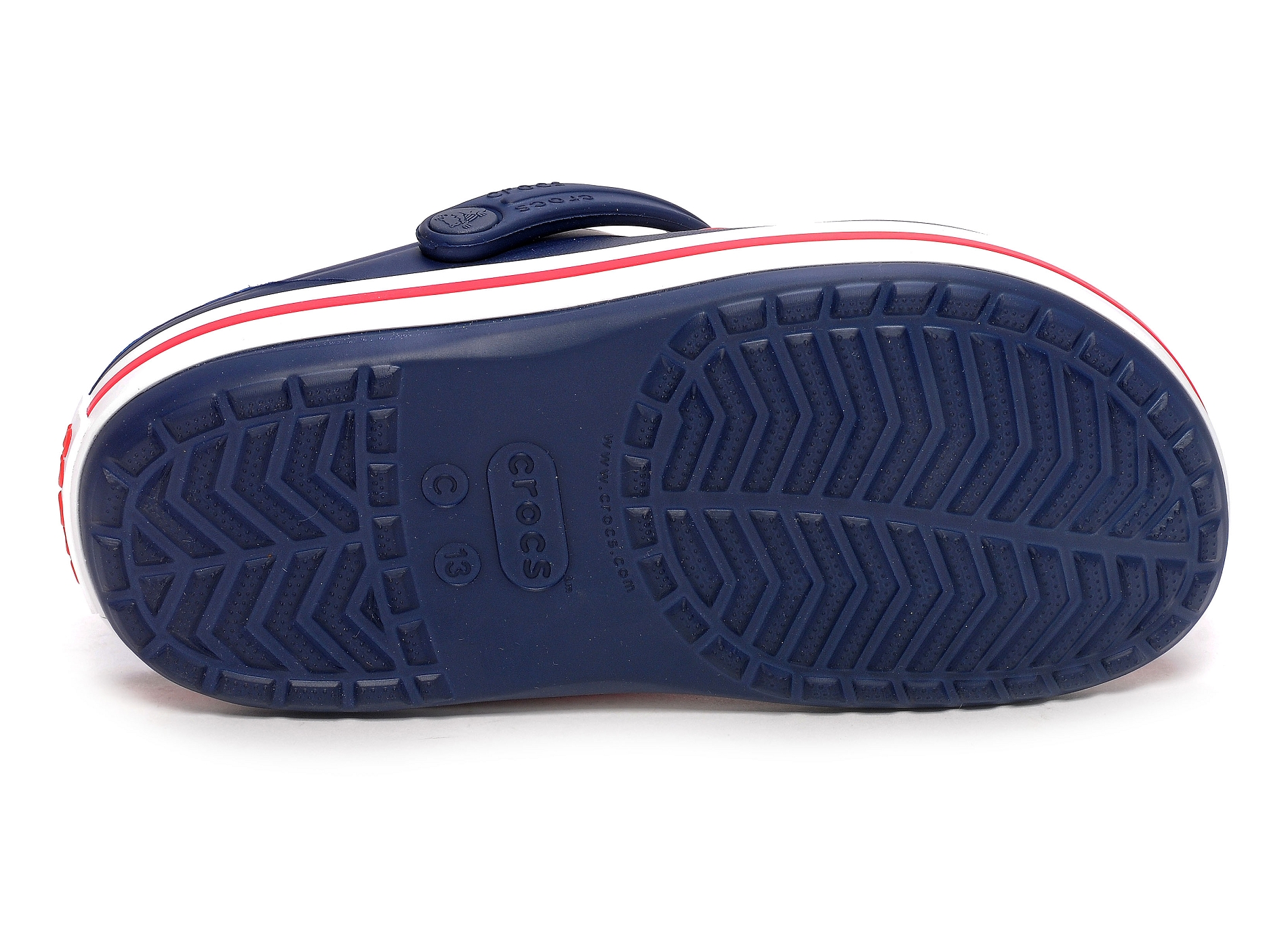 Crocband clog marine blanc