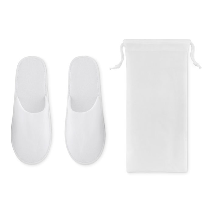 GiftRetail MO9782 - FLIP FLAP Paire de pantoufles & pochette
