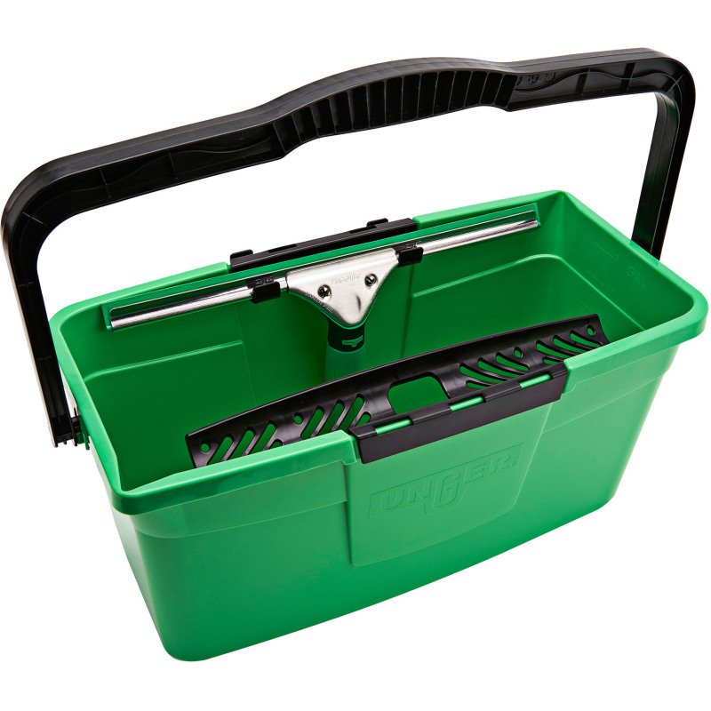 Seau pour nettoyage des vitres Unger 12 L, avec porte-outils