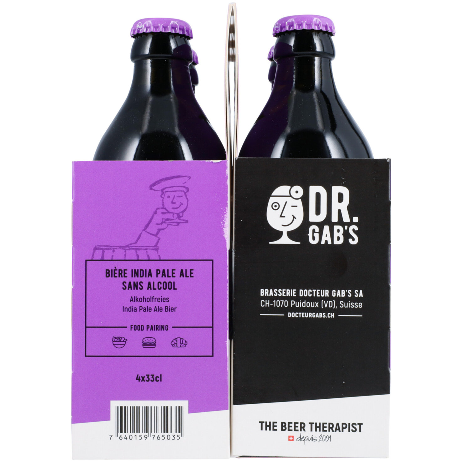 Docteur Gab's Placebo alkoholfrei 4x33cl -132cl