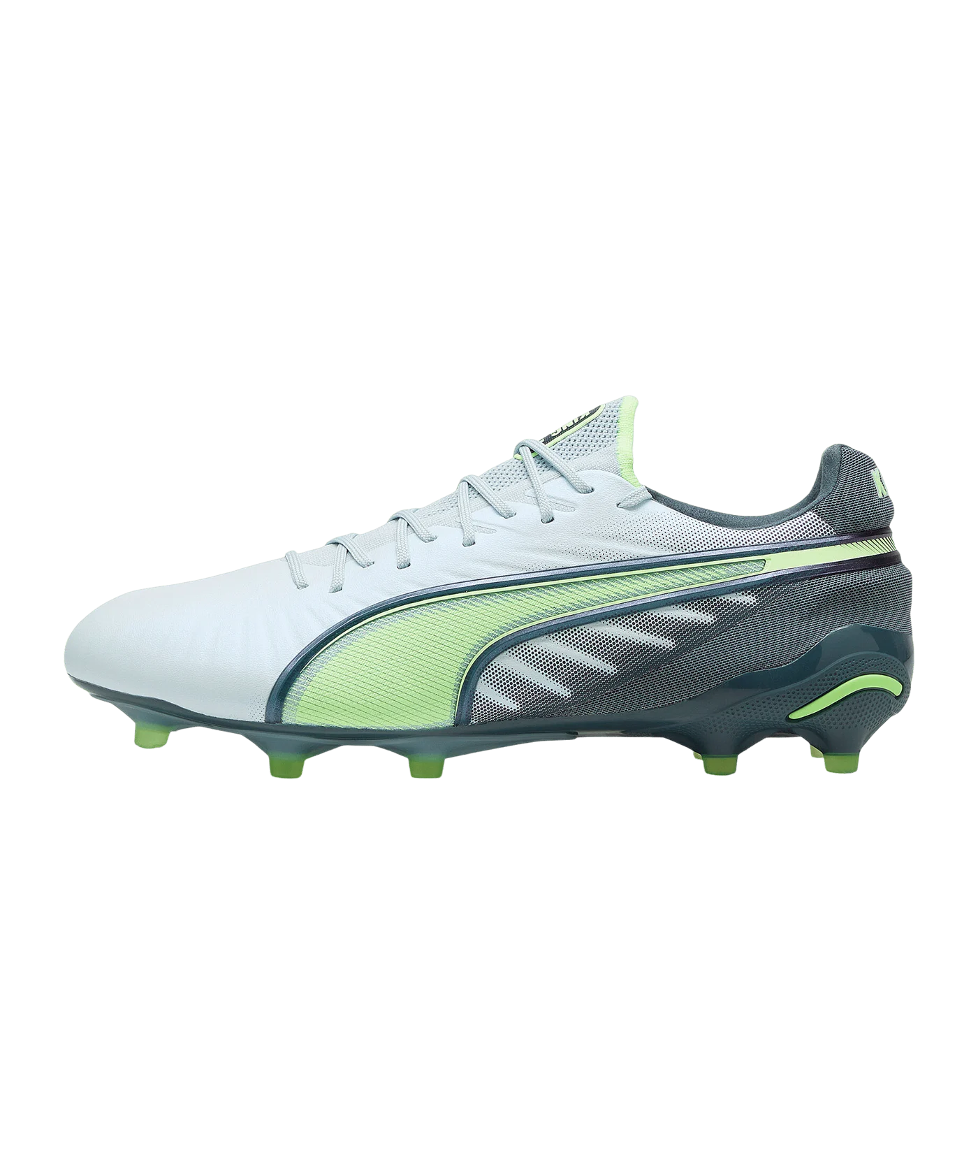 PUMA KING Ultimate FG/AG Lights Out Blau Grün F03