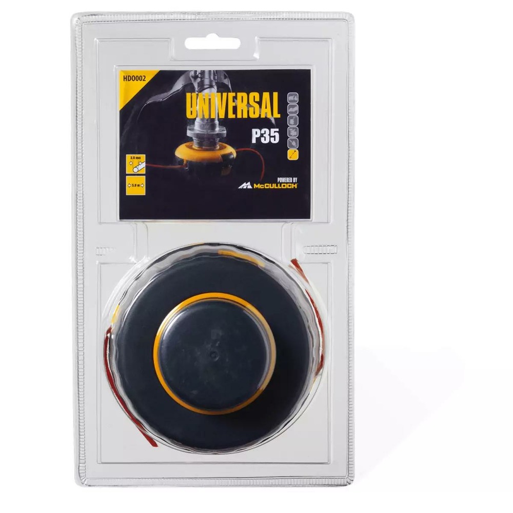 Tête de coupe double fil universal p35 , fil de 3,0 mm x 5m