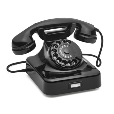 Telefon W 48, Schwarz. Bakelit®