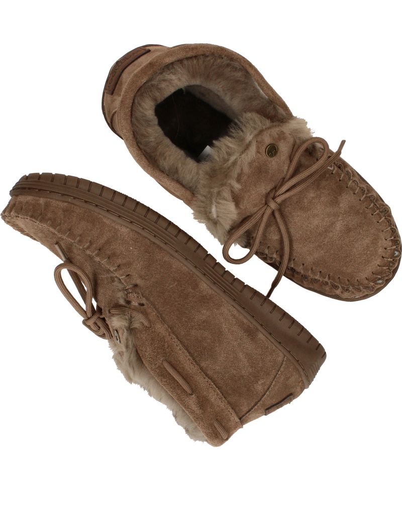 Warmbat Bunya Pantoffels Bruin Dames
