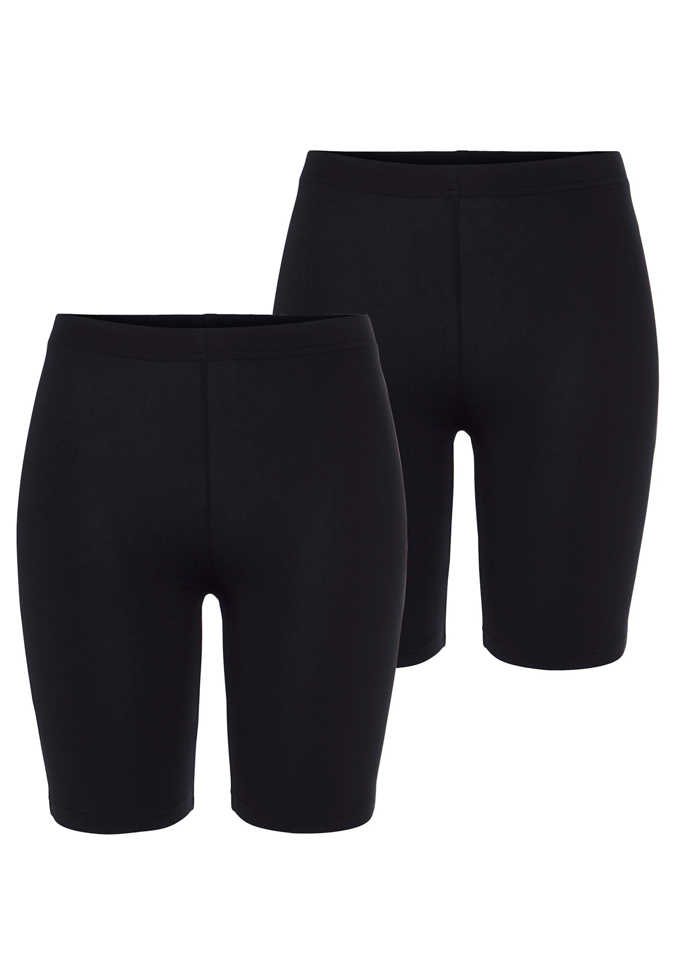 Radlerhose in 2x schwarz