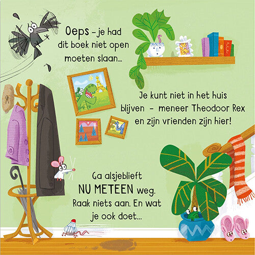 Uitgeverij usborne pop-upboek wie liet de dino's ontsnappen?