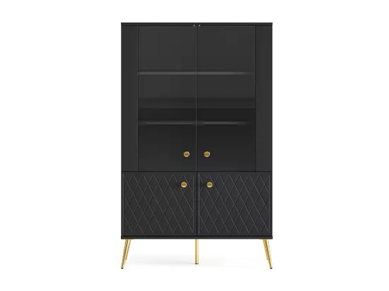 Vaisselier 4 portes Manoé Noir