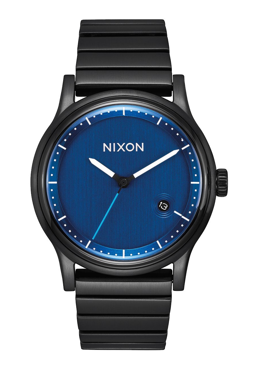 Nixon The Station All Black / Blue A1160-602