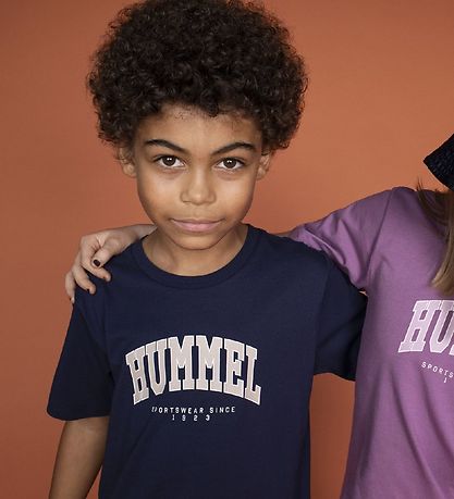 Hummel T-shirt - HmlFast - Blåck Iris