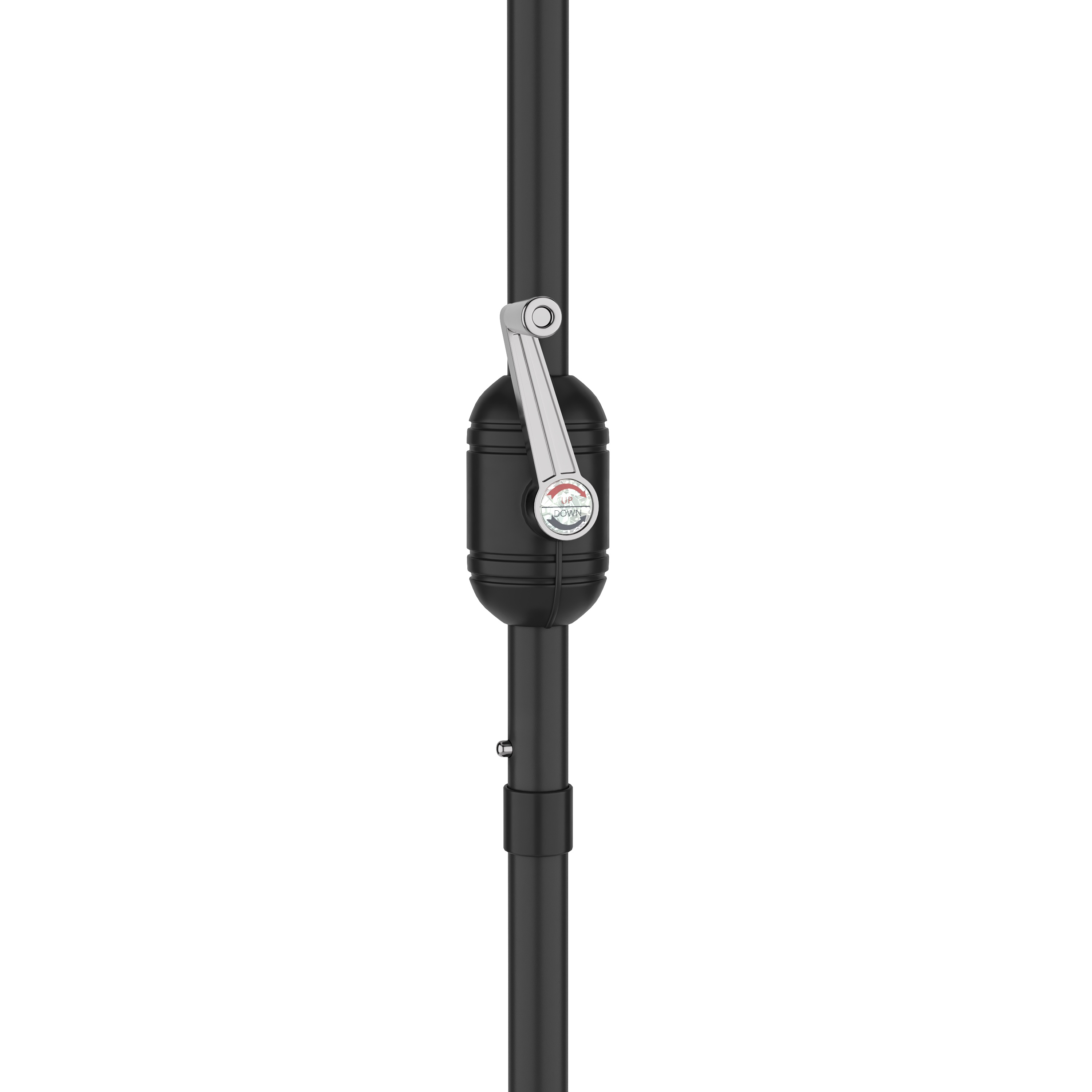 Sonnenschirm halbrund 260 cm anthrazit