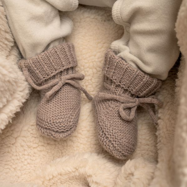 Lodger Slofjes - Merino Wool - Buffalo - 6-12M