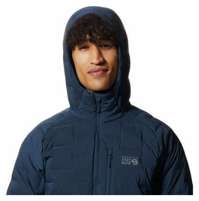 Doudoune Mountain Hardwear Stretchdown Hoody Bleu