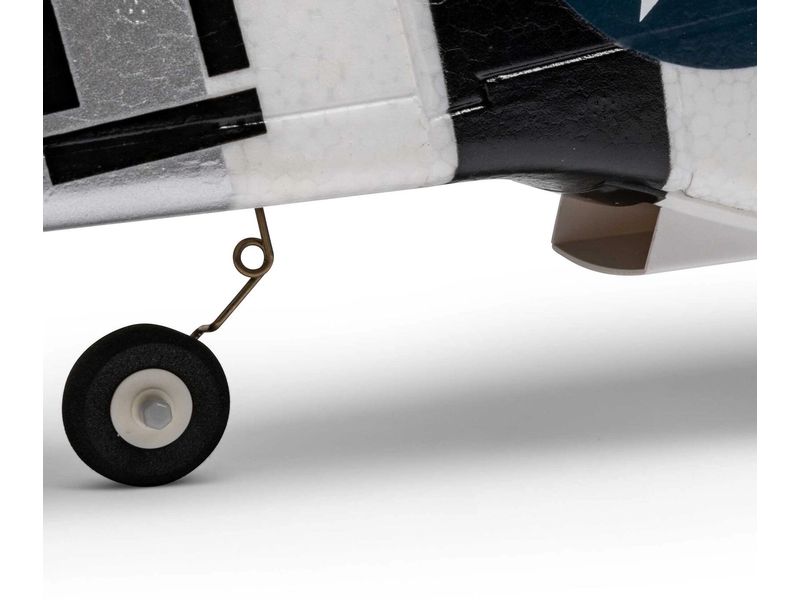 E-flite Warbird P-51D Mustang 1000 mm PNP Warbird-Modell für Einsteiger und erfahrene Piloten