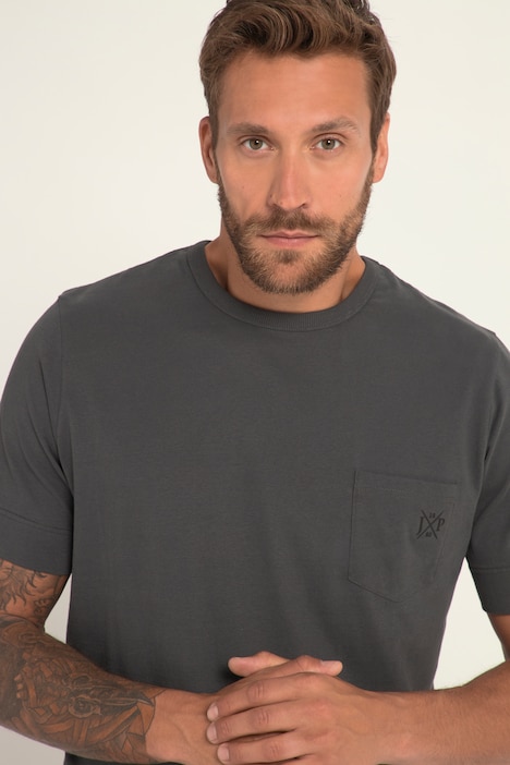 T-Shirt, OEKO-TEX, Halbarm, Brusttasche, Rundhals