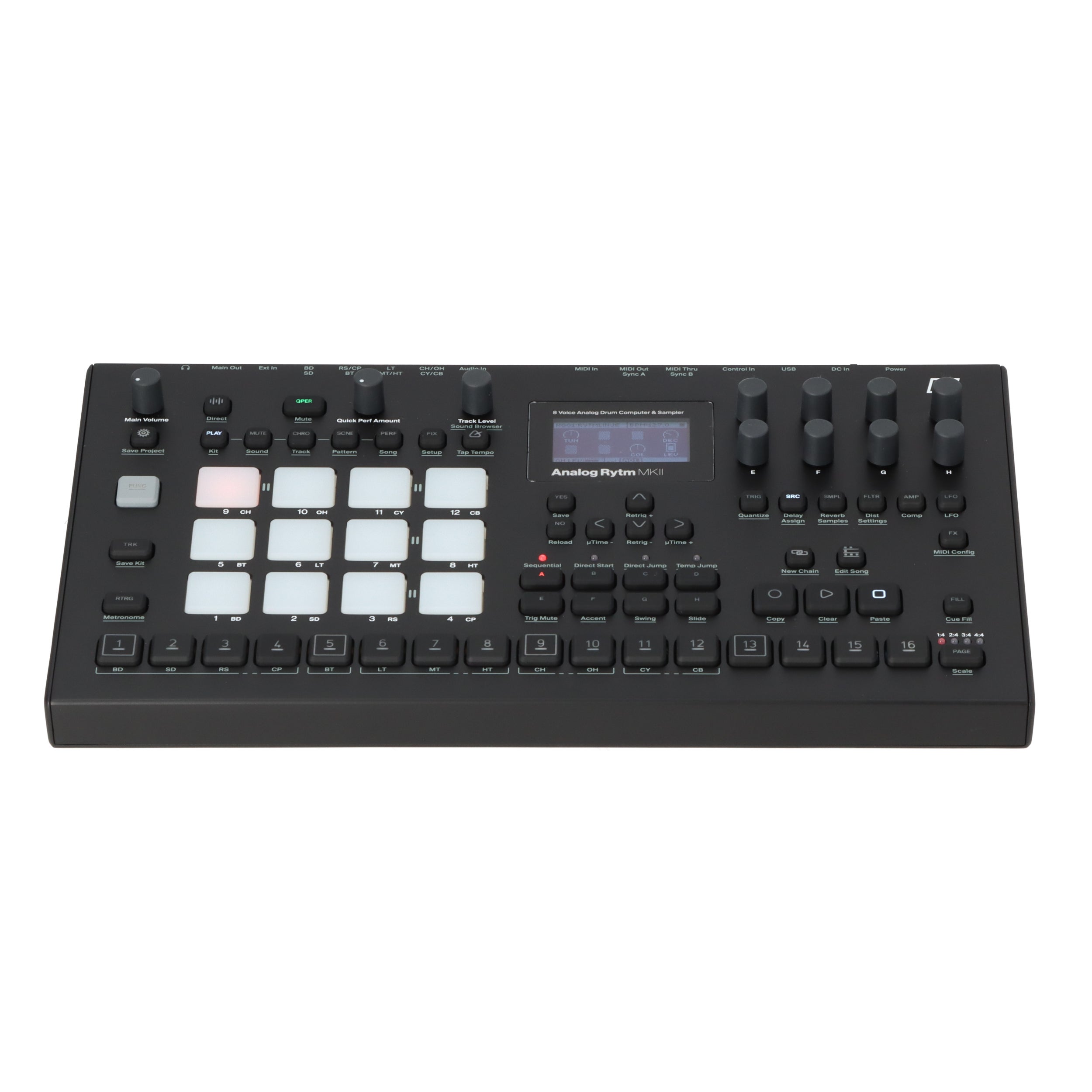 Elektron Analog Rytm MKII Black drumcomputer