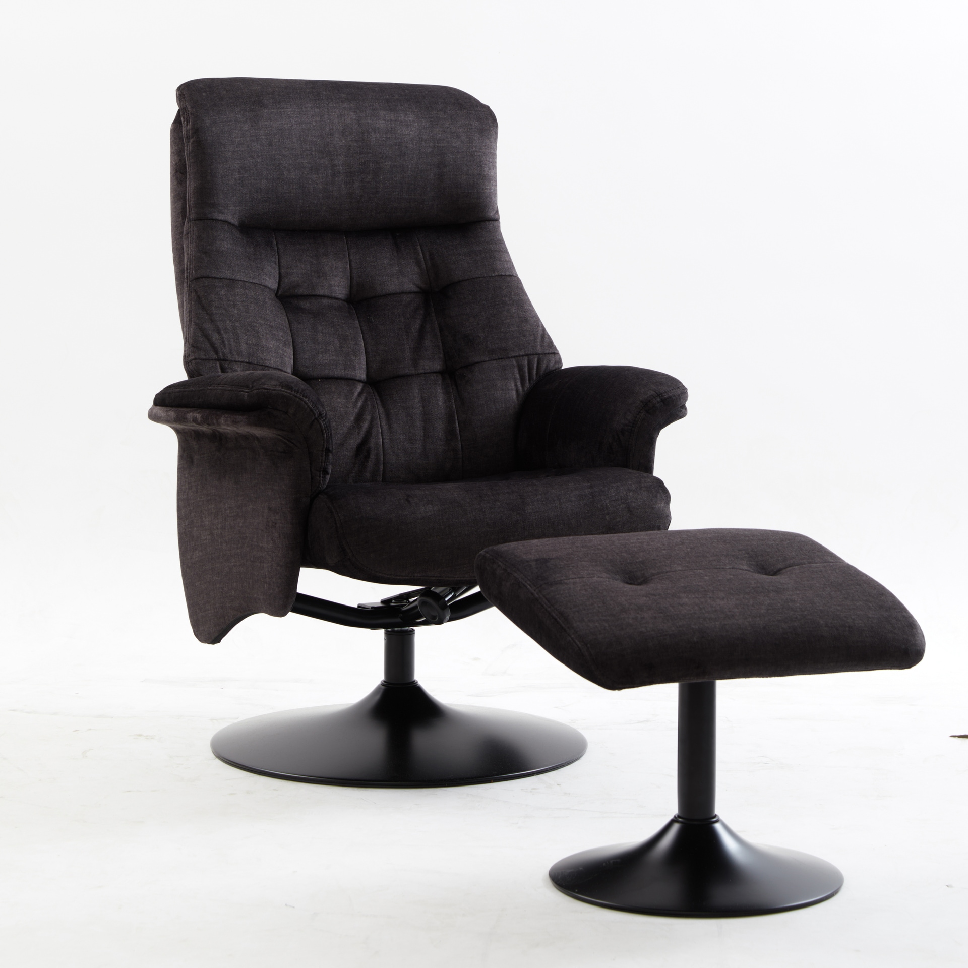 Relaxsessel IDA 2er Set grau-charcoal