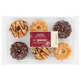 Gwoon roomboter chocolade kerstkransjes 200 GRM