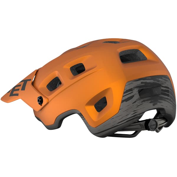 Casque VTT MET TERRANOVA CE ORANGE TITANE MÉTALISÉ MATT