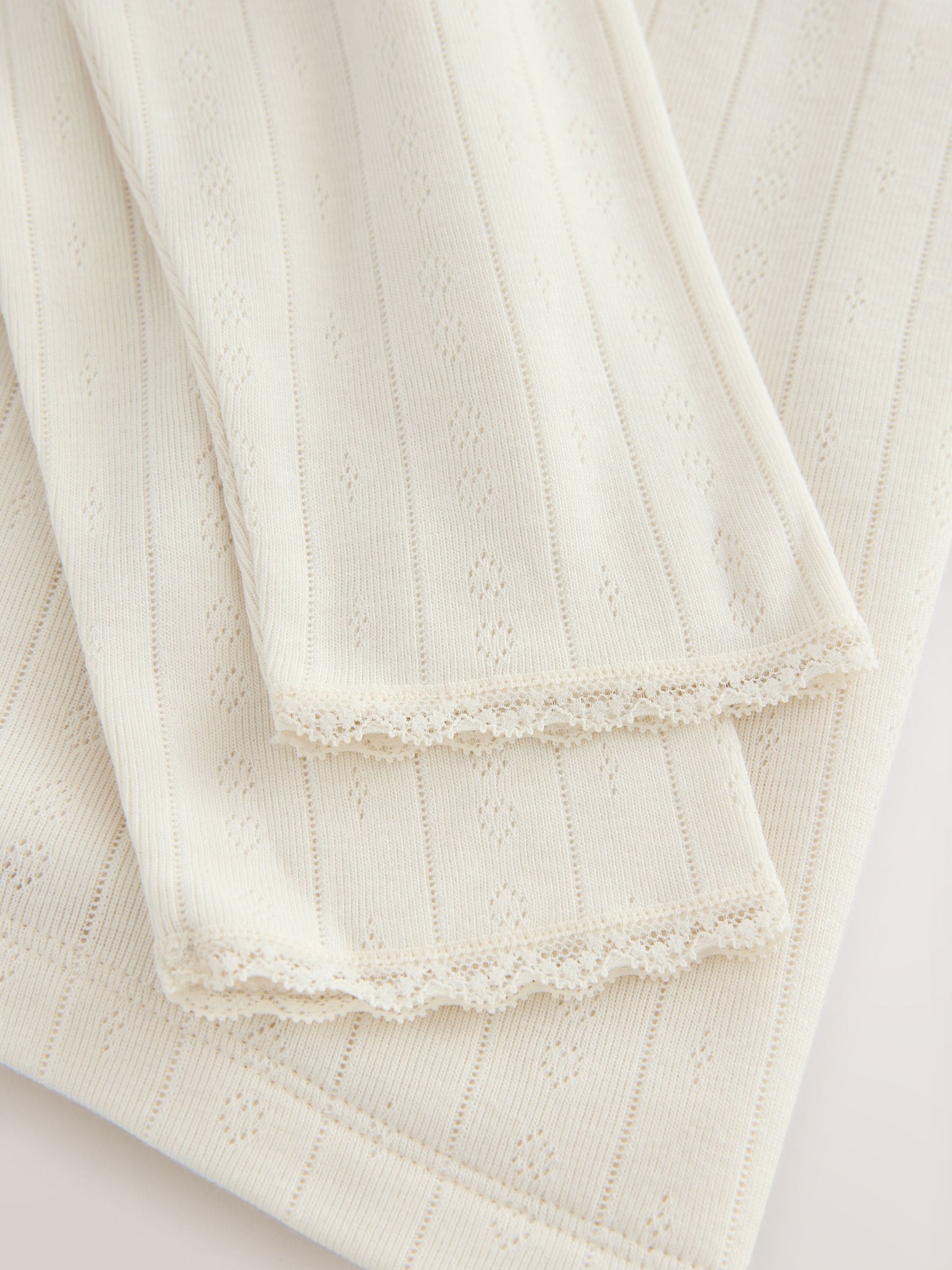 Crème - Thermal Maximum Warmth Cosy Pointelle Long Sleeved Top