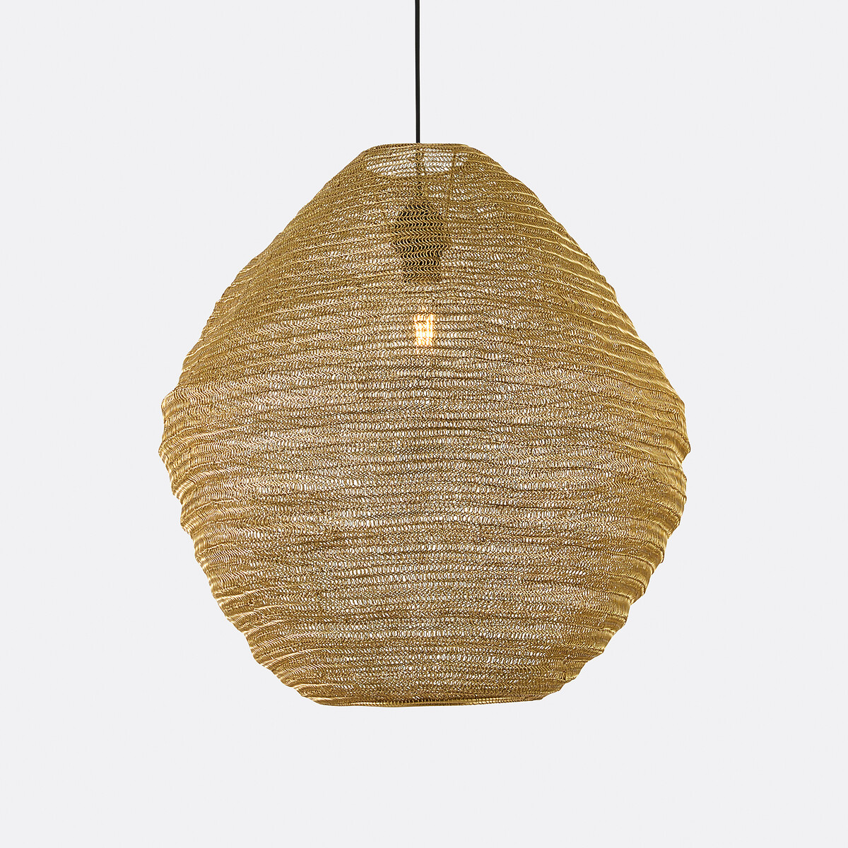 LA REDOUTE INTERIEURS<br>Candeeiro suspenso em malha de ferro Ø40 cm, Mita