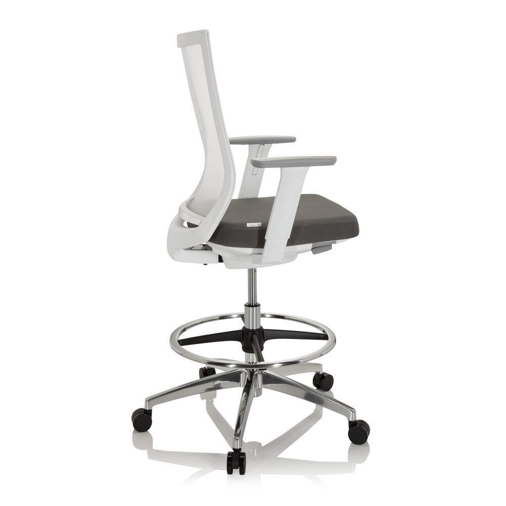 Counterstuhl ASPEN WORK W Stoff/Netzstoff mit Armlehnen (höhenverstellbar) hjh OFFICE